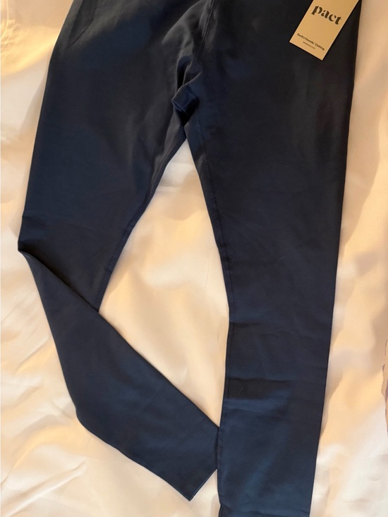 Pact Pants - Pact Women’s Dark Blue High-Waist Leggings organic cotton